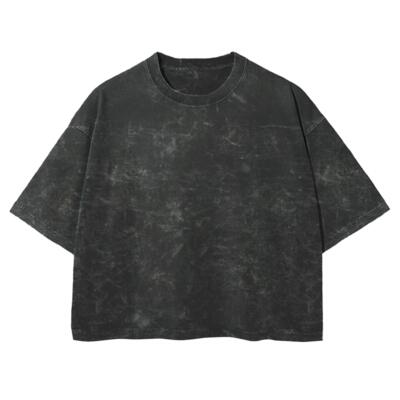 Playera Boxy Fit Mineral Wash 265 grs 🔥 NEW PRODUCT 🔥 Miniatura