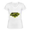 Playera Dama: Algodón Peinado Cuello V Miniatura
