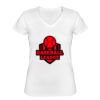 Playera Dama: Algodón Peinado Cuello V Miniatura