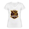 Playera Dama: Algodón Peinado Cuello V Miniatura