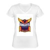 Playera Dama: Algodón Peinado Cuello V Miniatura