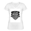 Playera Dama: Algodón Peinado Cuello V Miniatura