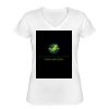 Playera Dama: Algodón Peinado Cuello V Miniatura