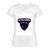 Playera Dama: Algodón Peinado Cuello V Miniatura