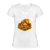 Playera Dama: Algodón Peinado Cuello V Miniatura