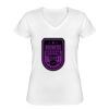 Playera Dama: Algodón Peinado Cuello V Miniatura
