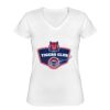 Playera Dama: Algodón Peinado Cuello V Miniatura