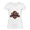 Playera Dama: Algodón Peinado Cuello V Miniatura