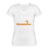 Playera Dama: Algodón Peinado Cuello V Miniatura