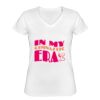 Playera Dama: Algodón Peinado Cuello V Miniatura