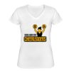 Playera Dama: Algodón Peinado Cuello V Miniatura
