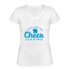 Playera Dama: Algodón Peinado Cuello V Miniatura