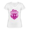Playera Dama: Algodón Peinado Cuello V Miniatura