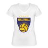 Playera Dama: Algodón Peinado Cuello V Miniatura