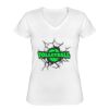 Playera Dama: Algodón Peinado Cuello V Miniatura
