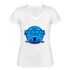 Playera Dama: Algodón Peinado Cuello V Miniatura