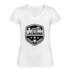 Playera Dama: Algodón Peinado Cuello V Miniatura