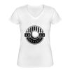 Playera Dama: Algodón Peinado Cuello V Miniatura