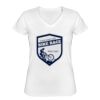 Playera Dama: Algodón Peinado Cuello V Miniatura