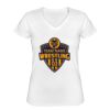 Playera Dama: Algodón Peinado Cuello V Miniatura