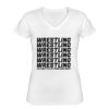 Playera Dama: Algodón Peinado Cuello V Miniatura