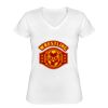 Playera Dama: Algodón Peinado Cuello V Miniatura