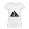 Playera Dama: Algodón Peinado Cuello V Miniatura