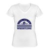 Playera Dama: Algodón Peinado Cuello V Miniatura