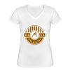 Playera Dama: Algodón Peinado Cuello V Miniatura
