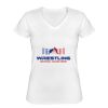 Playera Dama: Algodón Peinado Cuello V Miniatura