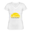 Playera Dama: Algodón Peinado Cuello V Miniatura