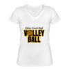 Playera Dama: Algodón Peinado Cuello V Miniatura
