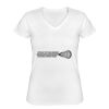 Playera Dama: Algodón Peinado Cuello V Miniatura