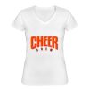 Playera Dama: Algodón Peinado Cuello V Miniatura