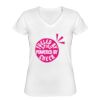 Playera Dama: Algodón Peinado Cuello V Miniatura