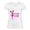 Playera Dama: Algodón Peinado Cuello V Miniatura