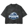 Playera Boxy Fit Mineral Wash 265 grs 🔥 NEW PRODUCT 🔥 Miniatura