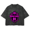 Playera Boxy Fit Mineral Wash 265 grs 🔥 NEW PRODUCT 🔥 Miniatura